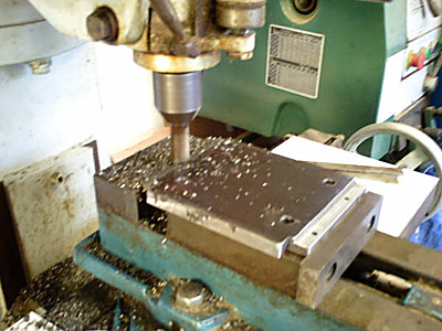 Machining plate edges