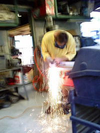 plasma cutting eccentric hole