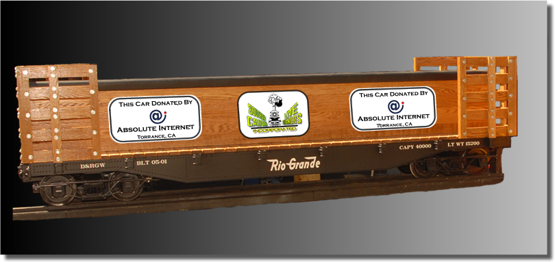 Railroad Car Donation to the Southern California Live Steamers