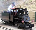 Picture Title - Jim testing his engine out on the Bittercreek Western
