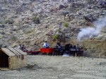 Picture Title - Steve running the Shay all by himself