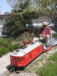 Picture Title - Dave Cox on his Red Car 