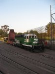 Picture Title - Marks loco sits in the yard ready to be loaded up.