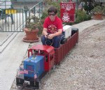 Picture Title - Matthew running the money train