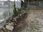 Picture Title - Crenshaw Return track retaining wall 