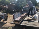 Picture Title - Unloading new steel rail 