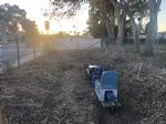 Picture Title - The greeny locomotive at the end of the Crenshaw line.