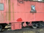Picture Title - Preparing caboose for new paint 