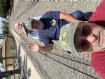 Picture Title - Riding Rory‘s train at Orange County model engineers fun run day