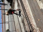Picture Title - Starting to jack hammer out the crossing
